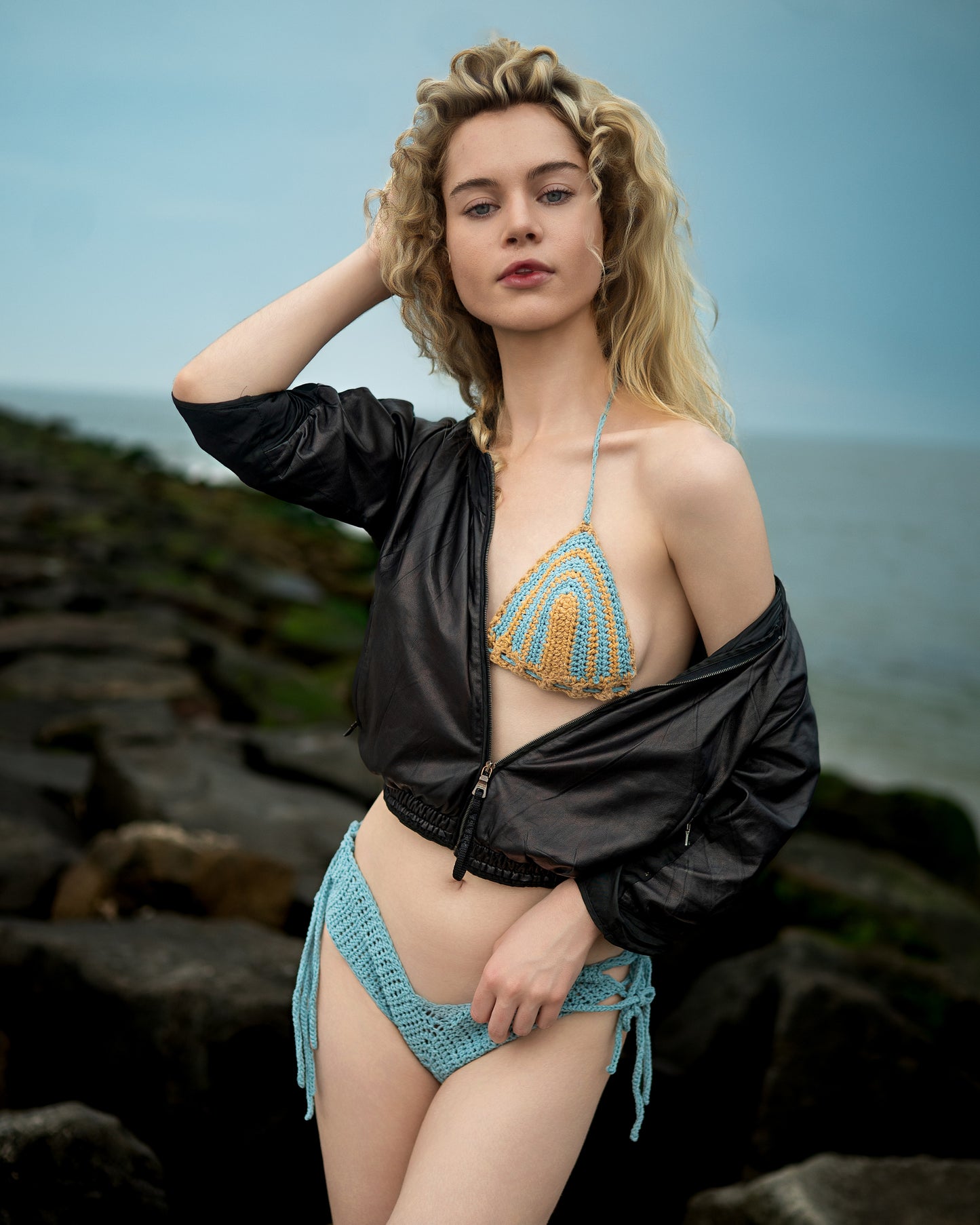 Classic Triangle Top in Yacht Club (with Chevron Pattern)