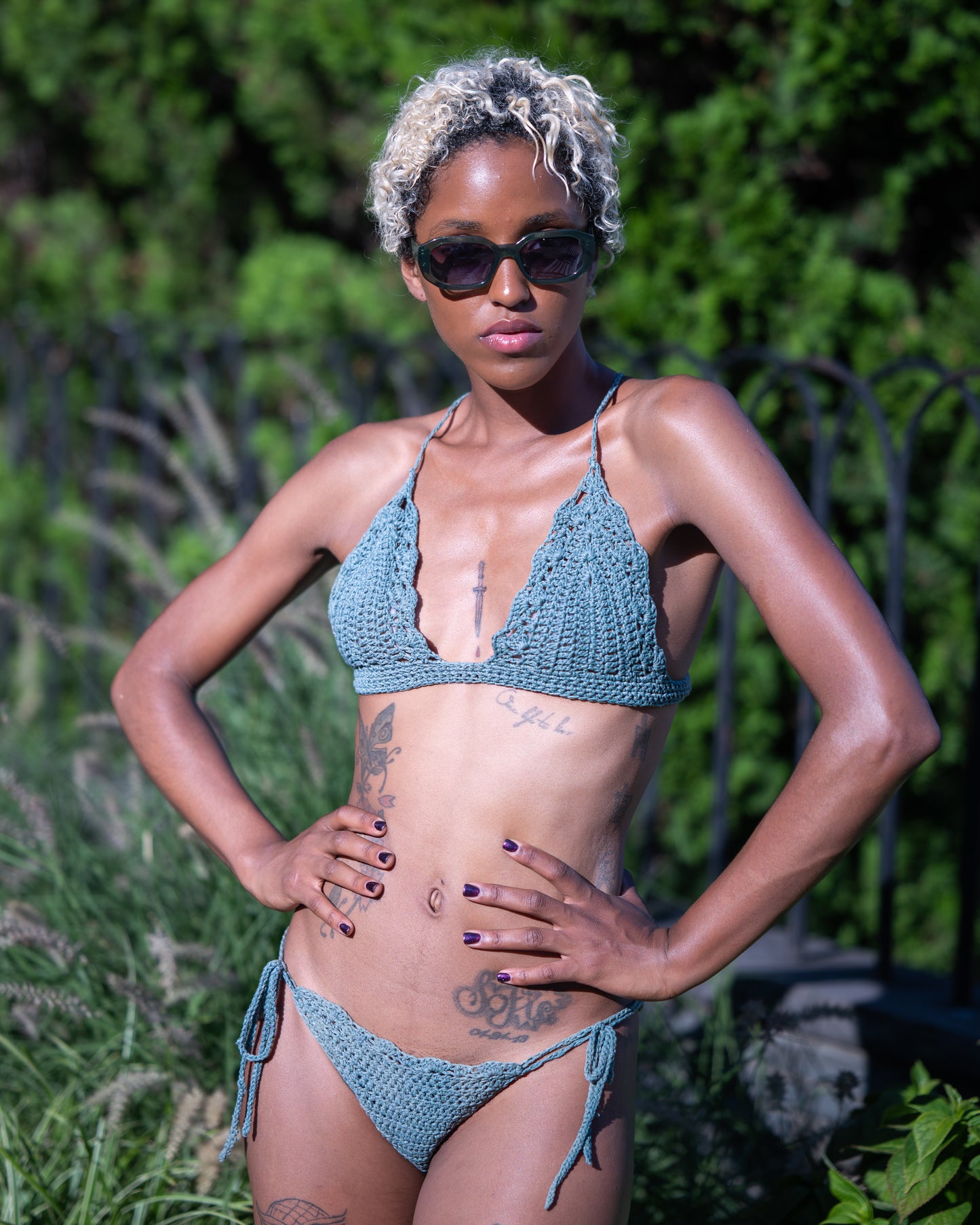 Marée Plunge Top - Mist