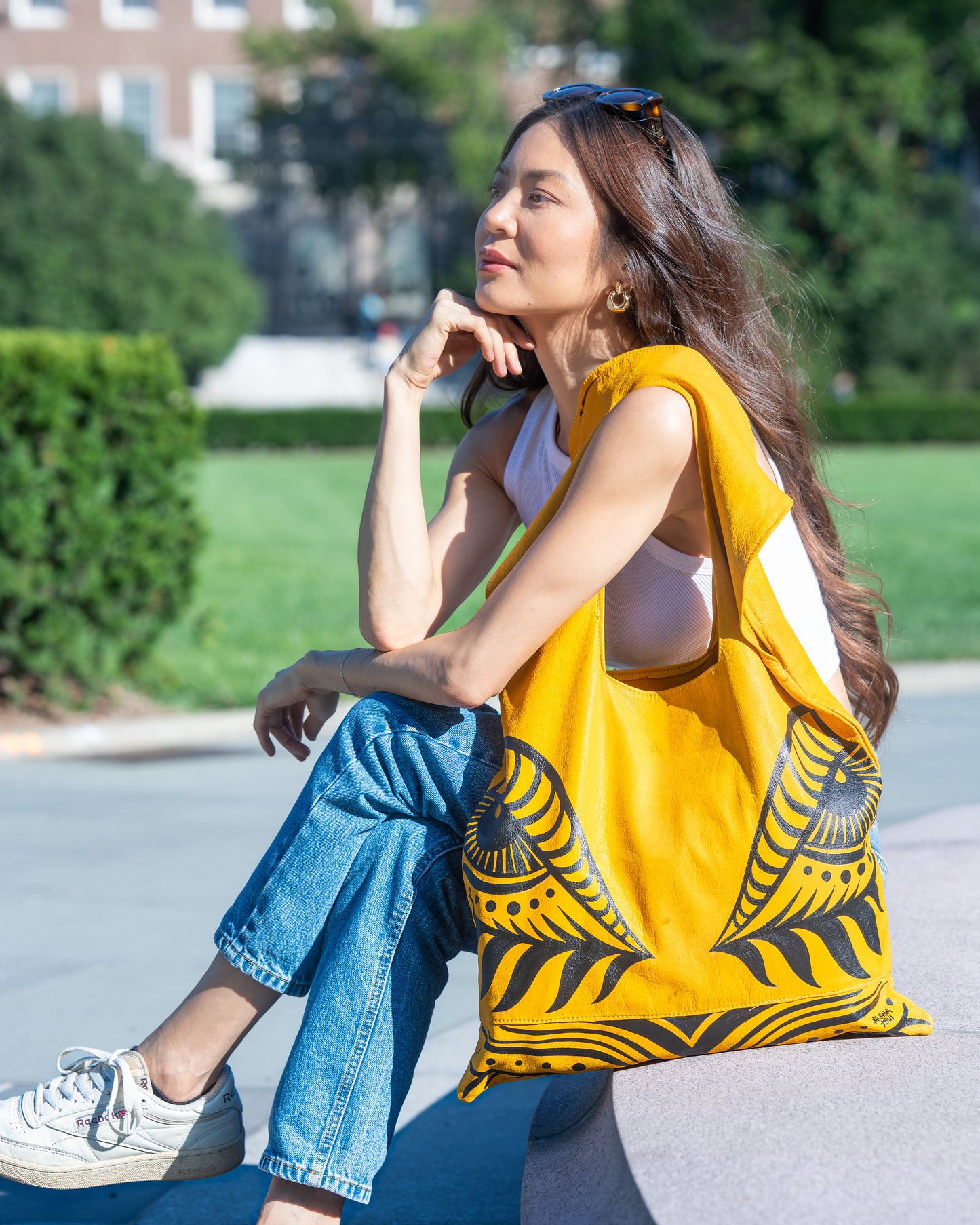 La Cadre in Moutarde x Alana Tsui